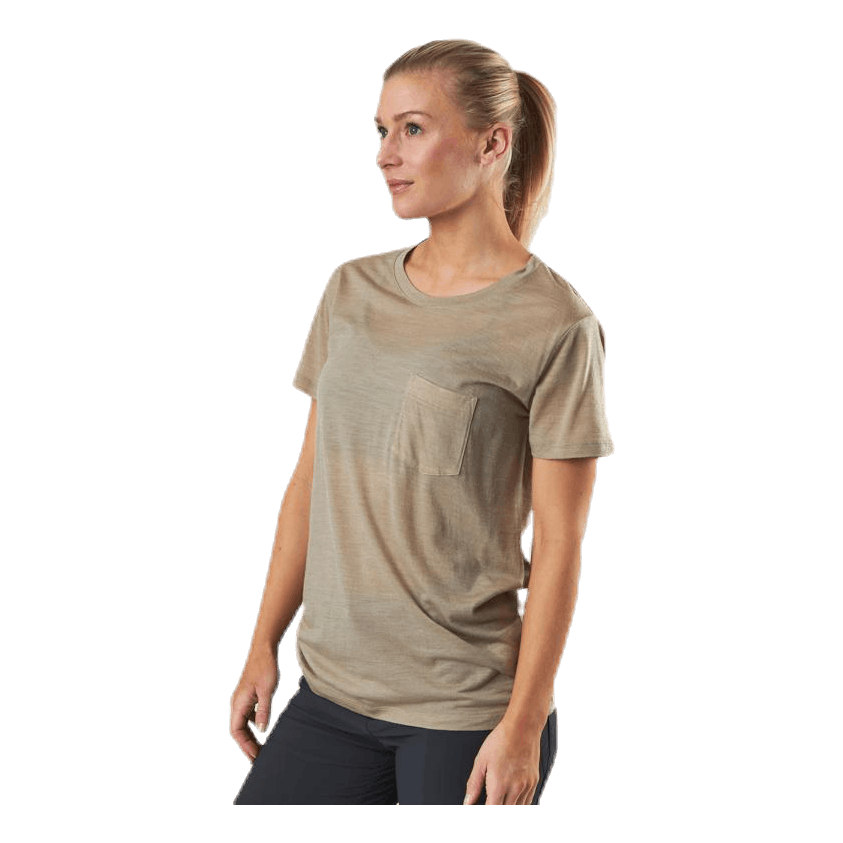 Nature Dye Drayden SS Pocket Crewe Beige