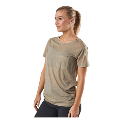 Nature Dye Drayden SS Pocket Crewe Beige
