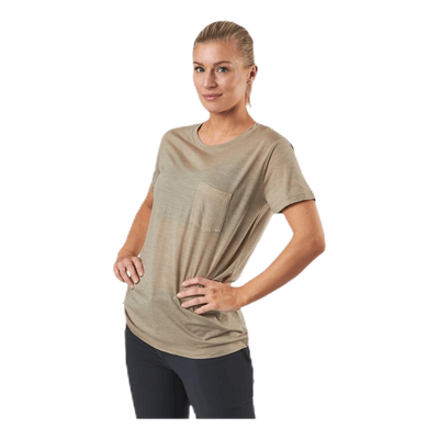 Nature Dye Drayden SS Pocket Crewe Beige