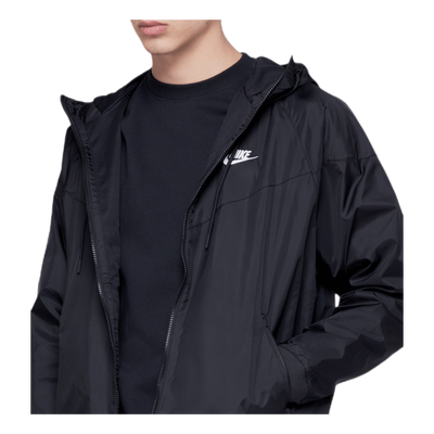 Hooded Windbreaker Black