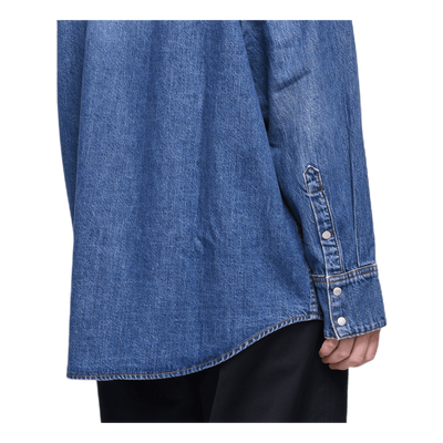 Oversized Foundation Shirt Blue