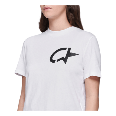 Modernist Star Tee White
