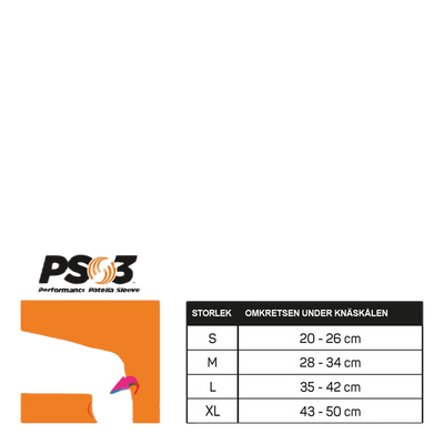 PS3 Performance Patella Sleeve Black