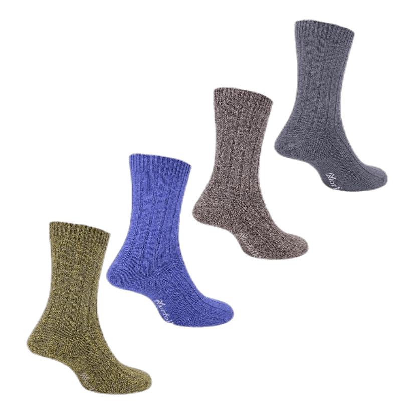 Mens Bamboo Blended Walking Socks - Simon Blue