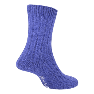 Mens Bamboo Blended Walking Socks - Simon Blue