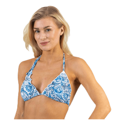 Kimo Ruffle Triangle Blue